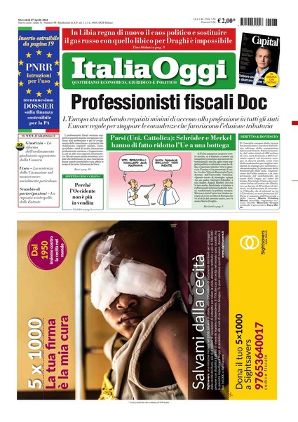 Italia oggi : quotidiano di economia finanza e politica